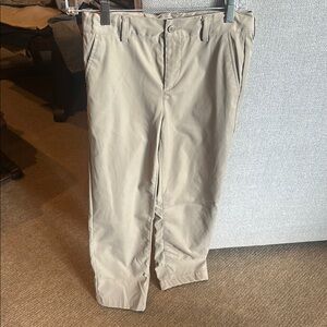 Lands' End Tan Chinos Classic Straight-Leg